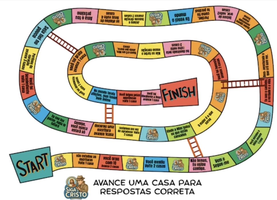 Tabuleiro Siga a Cristo